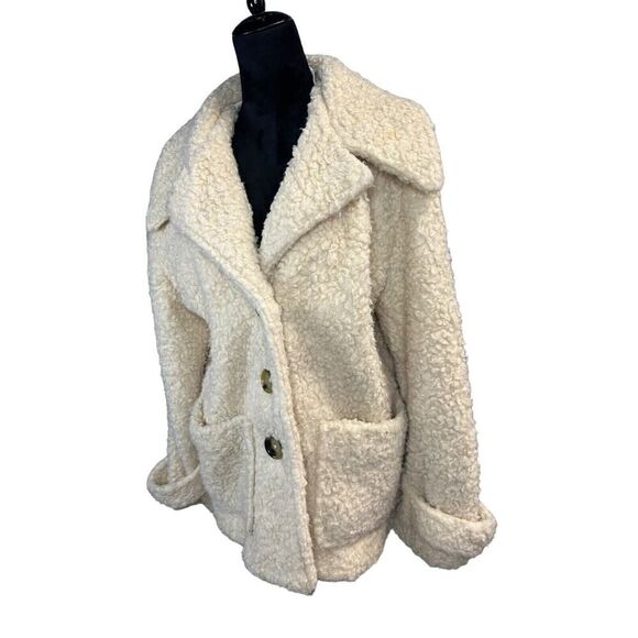 Free People So Soft Cozy Peacoat Ivory Medium - Picture 7 of 13
